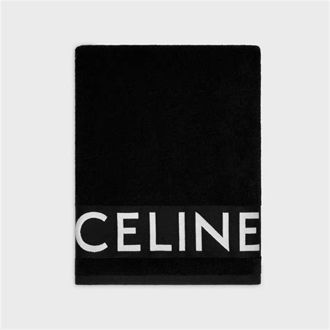 celine beach towel|celine beach towel in cotton jacquard.